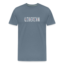 Load image into Gallery viewer, L.I.B.E.R.I.A.N UNISEX SHIRT - steel blue
