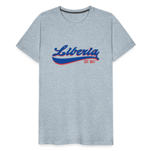 Load image into Gallery viewer, LIBERIA (SWEET LAND) SHIRT - heather ice blue
