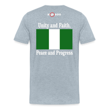 Load image into Gallery viewer, Nigeria patriot shirt - heather ice blue
