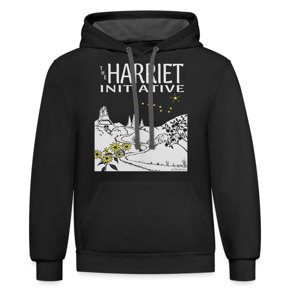 Harriet Initiative Hoodie - black/asphalt